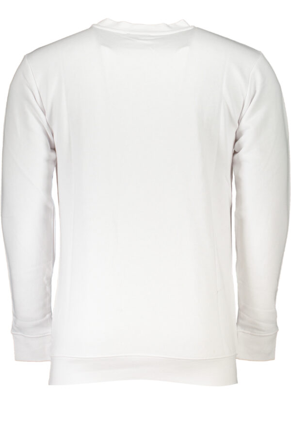 CAVALLI CLASS FELPA SENZA ZIP UOMO BIANCO - immagine 2
