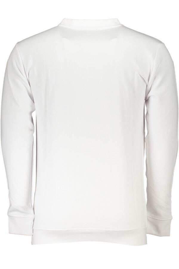 CAVALLI CLASS FELPA SENZA ZIP UOMO BIANCO - immagine 2