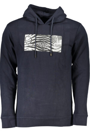 CAVALLI CLASS FELPA SENZA ZIP UOMO BLU