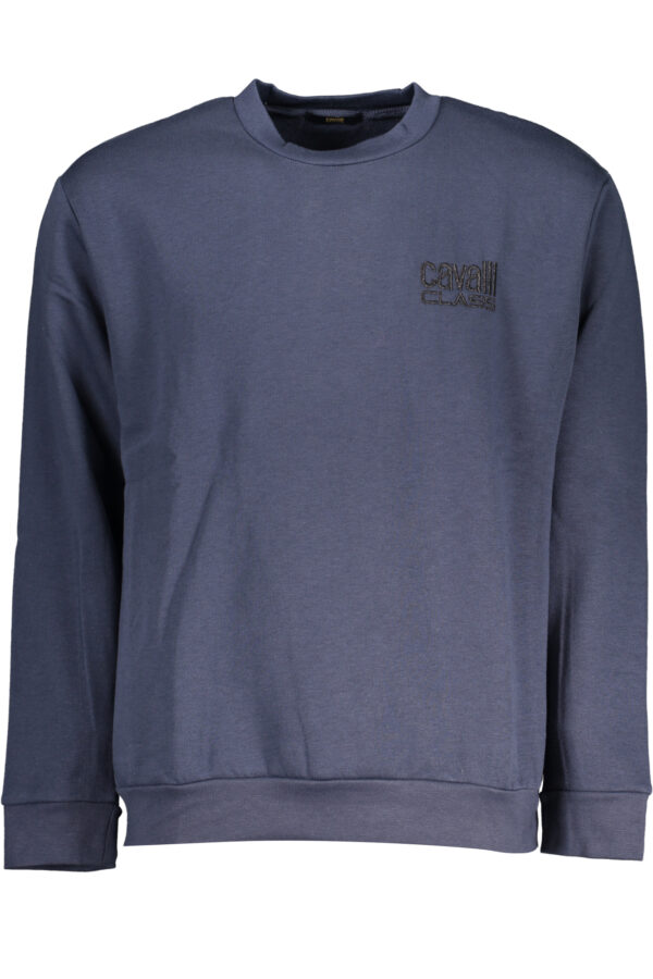 CAVALLI CLASS FELPA SENZA ZIP UOMO BLU