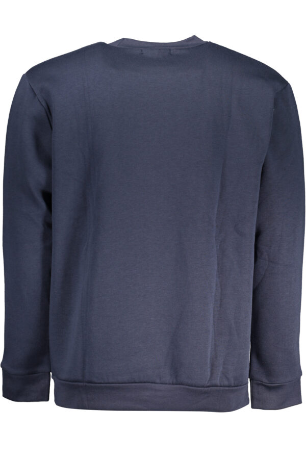 CAVALLI CLASS FELPA SENZA ZIP UOMO BLU - immagine 2