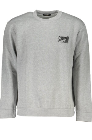 CAVALLI CLASS FELPA SENZA ZIP UOMO GRIGIO