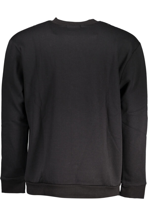 CAVALLI CLASS FELPA SENZA ZIP UOMO NERO - immagine 2