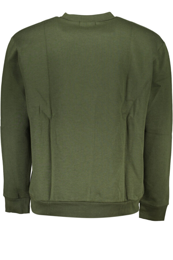 CAVALLI CLASS FELPA SENZA ZIP UOMO VERDE - immagine 2