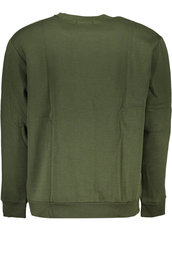 CAVALLI CLASS FELPA SENZA ZIP UOMO VERDE - immagine 2