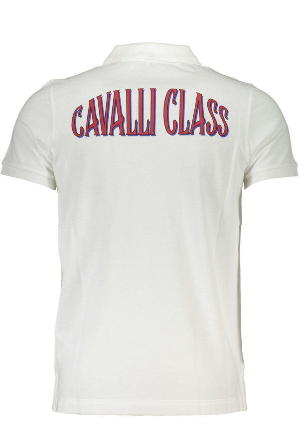 CAVALLI CLASS POLO MANICHE CORTE UOMO BIANCO - immagine 2