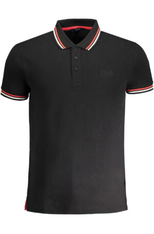 CAVALLI CLASS POLO MANICHE CORTE UOMO NERO
