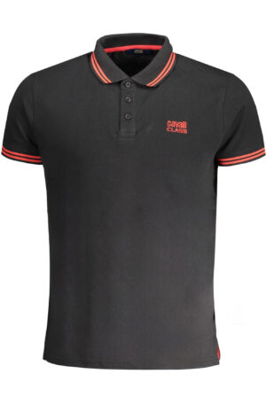 CAVALLI CLASS POLO MANICHE CORTE UOMO NERO
