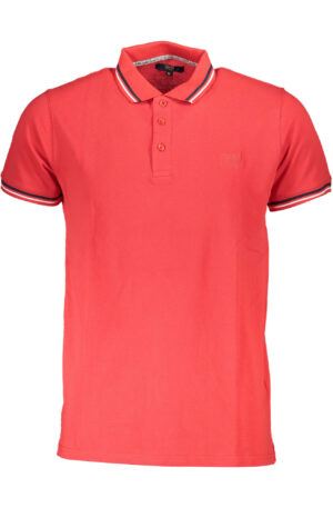 CAVALLI CLASS POLO MANICHE CORTE UOMO ROSSO