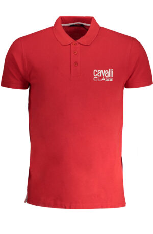 CAVALLI CLASS POLO MANICHE CORTE UOMO ROSSO