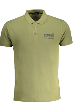 CAVALLI CLASS POLO MANICHE CORTE UOMO VERDE