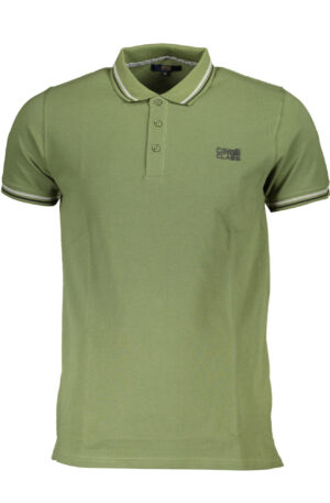 CAVALLI CLASS POLO MANICHE CORTE UOMO VERDE