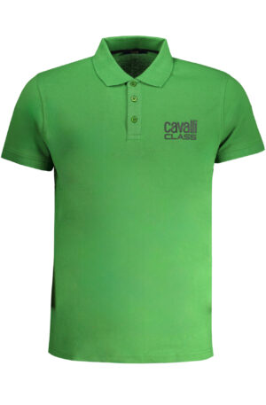 CAVALLI CLASS POLO MANICHE CORTE UOMO VERDE