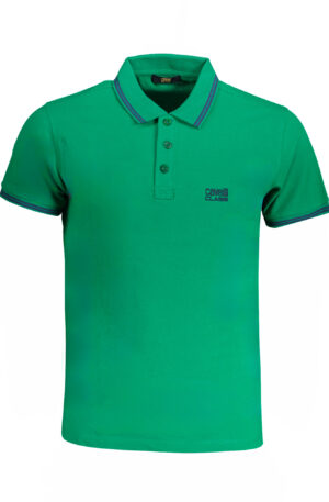 CAVALLI CLASS POLO MANICHE CORTE UOMO VERDE