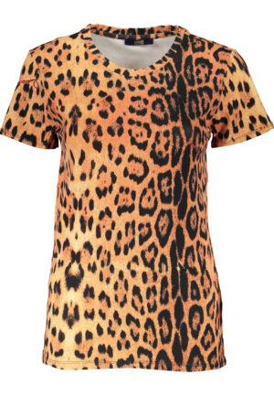 CAVALLI CLASS T-SHIRT MANICHE CORTE DONNA ARANCIO