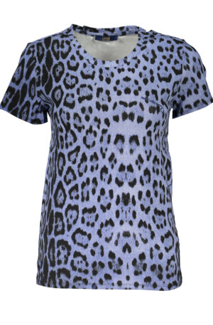 CAVALLI CLASS T-SHIRT MANICHE CORTE DONNA AZZURRO