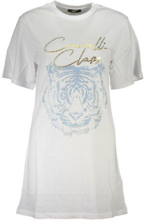 CAVALLI CLASS T-SHIRT MANICHE CORTE DONNA BIANCO