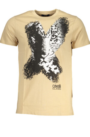 CAVALLI CLASS T-SHIRT MANICHE CORTE UOMO BEIGE