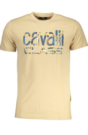 CAVALLI CLASS T-SHIRT MANICHE CORTE UOMO BEIGE