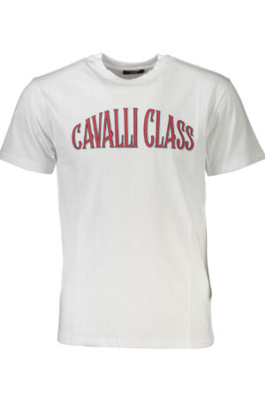 CAVALLI CLASS T-SHIRT MANICHE CORTE UOMO BIANCO