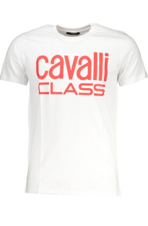CAVALLI CLASS T-SHIRT MANICHE CORTE UOMO BIANCO