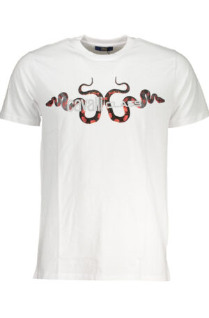 CAVALLI CLASS T-SHIRT MANICHE CORTE UOMO BIANCO