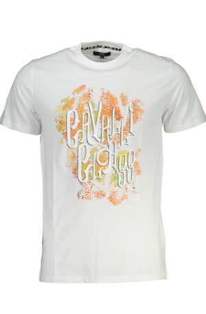 CAVALLI CLASS T-SHIRT MANICHE CORTE UOMO BIANCO