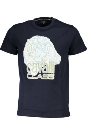 CAVALLI CLASS T-SHIRT MANICHE CORTE UOMO BLU