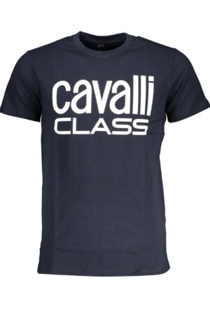 CAVALLI CLASS T-SHIRT MANICHE CORTE UOMO BLU