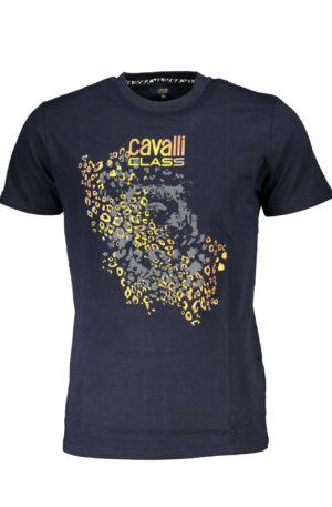 CAVALLI CLASS T-SHIRT MANICHE CORTE UOMO BLU