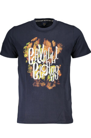 CAVALLI CLASS T-SHIRT MANICHE CORTE UOMO BLU