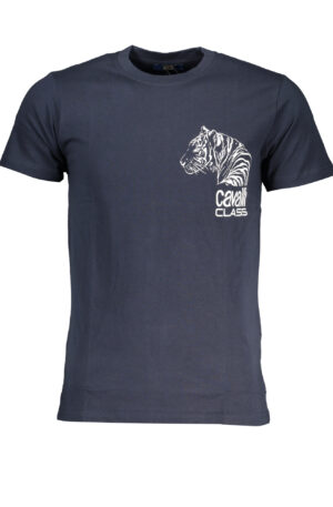 CAVALLI CLASS T-SHIRT MANICHE CORTE UOMO BLU