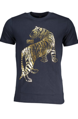 CAVALLI CLASS T-SHIRT MANICHE CORTE UOMO BLU