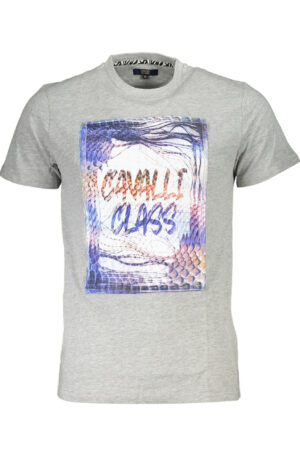 CAVALLI CLASS T-SHIRT MANICHE CORTE UOMO GRIGIO