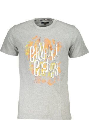 CAVALLI CLASS T-SHIRT MANICHE CORTE UOMO GRIGIO