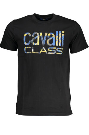 CAVALLI CLASS T-SHIRT MANICHE CORTE UOMO NERO