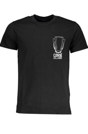 CAVALLI CLASS T-SHIRT MANICHE CORTE UOMO NERO