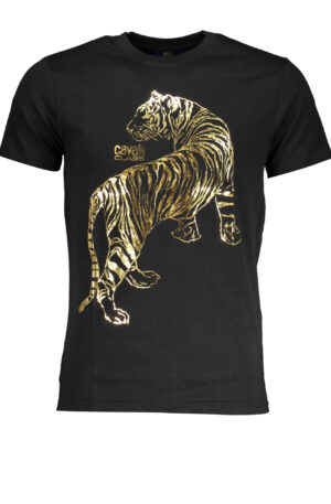CAVALLI CLASS T-SHIRT MANICHE CORTE UOMO NERO