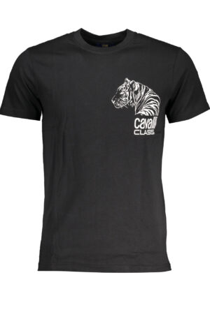 CAVALLI CLASS T-SHIRT MANICHE CORTE UOMO NERO