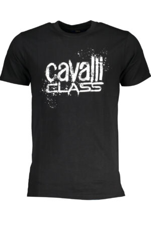 CAVALLI CLASS T-SHIRT MANICHE CORTE UOMO NERO