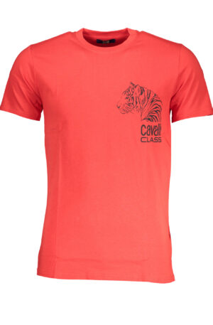 CAVALLI CLASS T-SHIRT MANICHE CORTE UOMO ROSSO