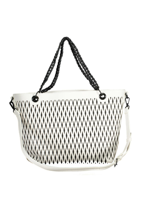 DESIGUAL BORSA DONNA BIANCO - immagine 2