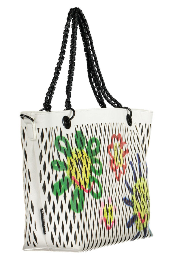 DESIGUAL BORSA DONNA BIANCO - immagine 3