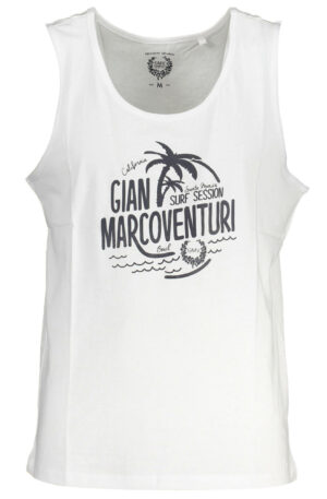 GIAN MARCO VENTURI CANOTTA UOMO BIANCO