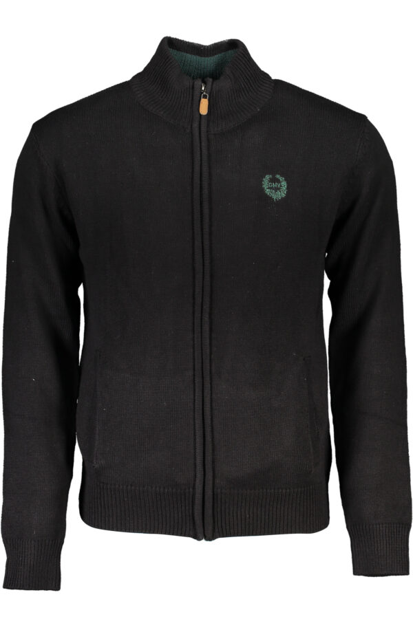 GIAN MARCO VENTURI CARDIGAN UOMO NERO