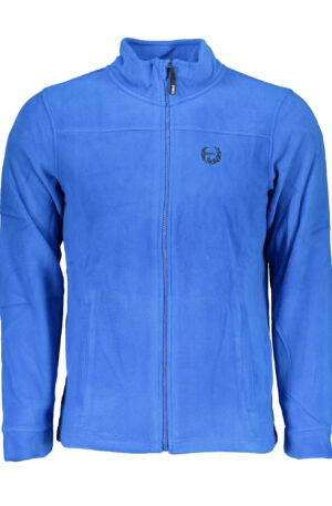 GIAN MARCO VENTURI FELPA CON ZIP UOMO BLU