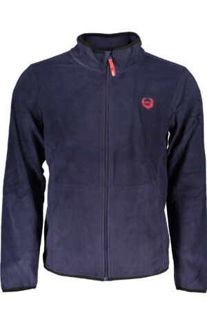 GIAN MARCO VENTURI FELPA CON ZIP UOMO BLU