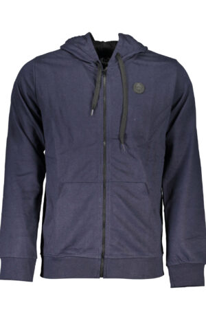 GIAN MARCO VENTURI FELPA CON ZIP UOMO BLU