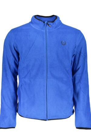 GIAN MARCO VENTURI FELPA CON ZIP UOMO BLU