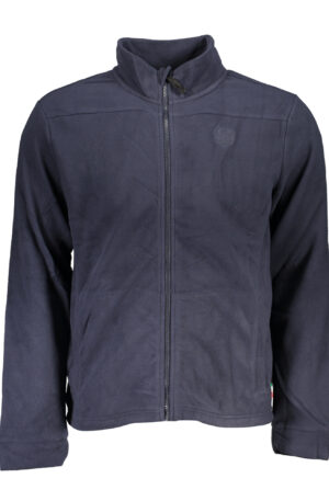GIAN MARCO VENTURI FELPA CON ZIP UOMO BLU